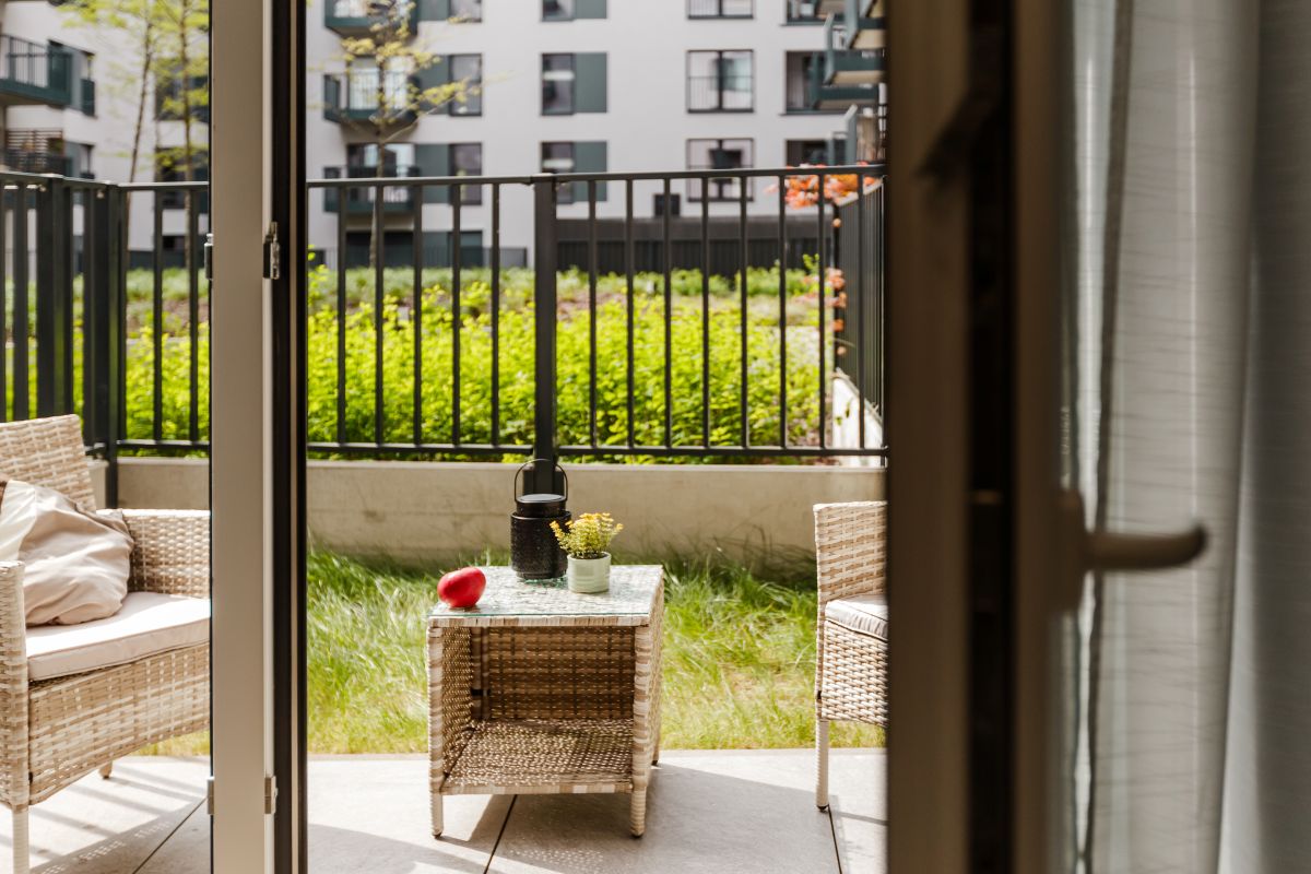 mieszkanie na parterze z ogodem