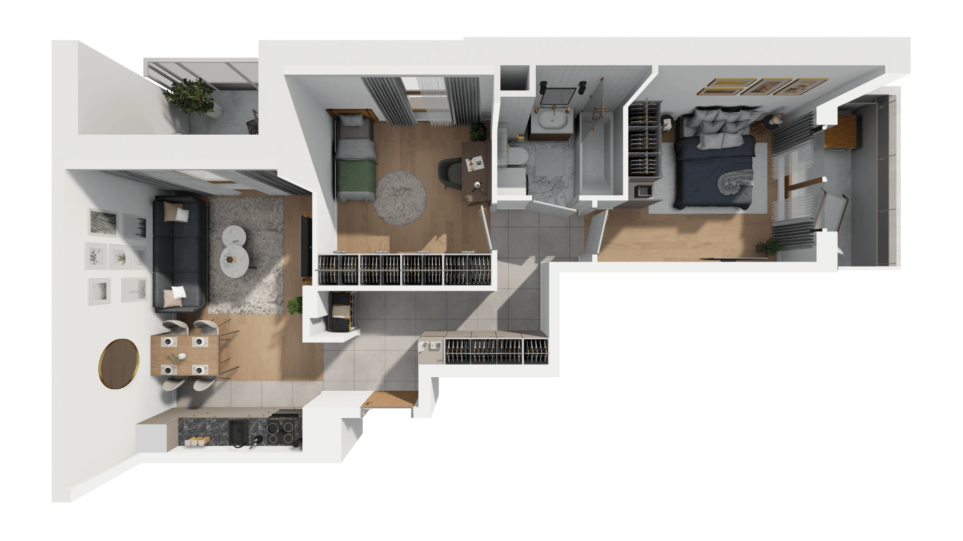 mieszkanie bez kładu własnego